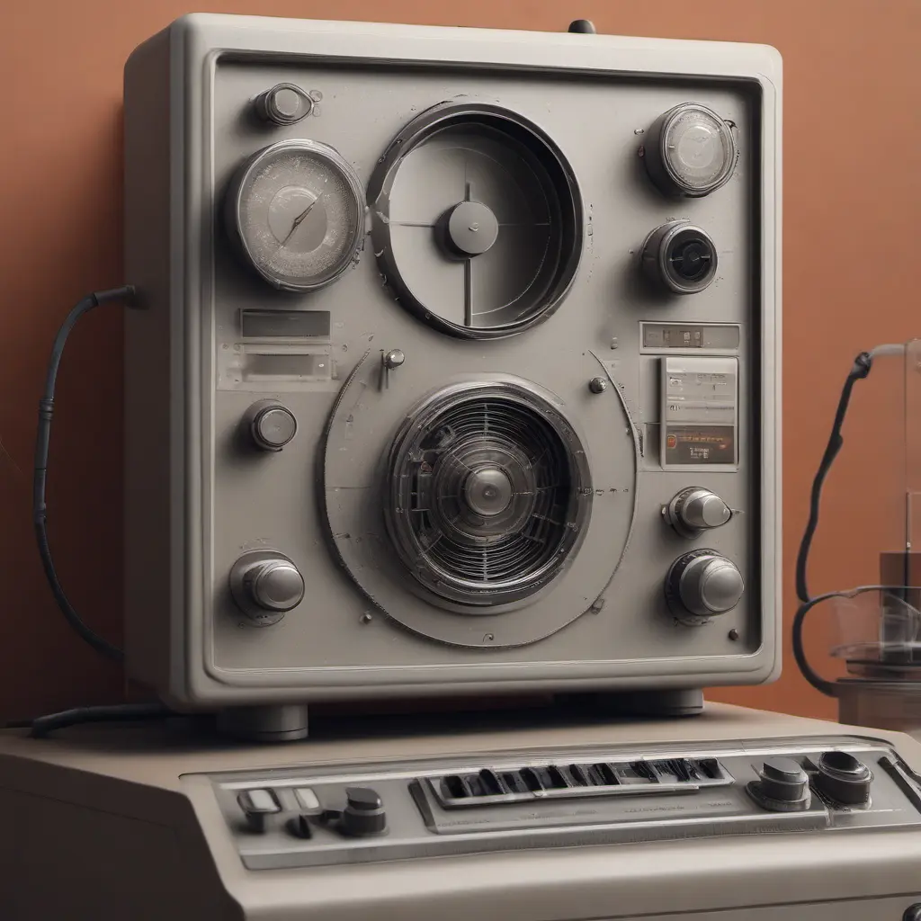 A Time Machine designed by Dieter Rams. stunning industrial design. Natural colors, mid century modern design, 8k, Highly Detailed, Hyper Detailed, Vintage Illustration, Sharp Focus, Smooth, Octane Render, Vector Art