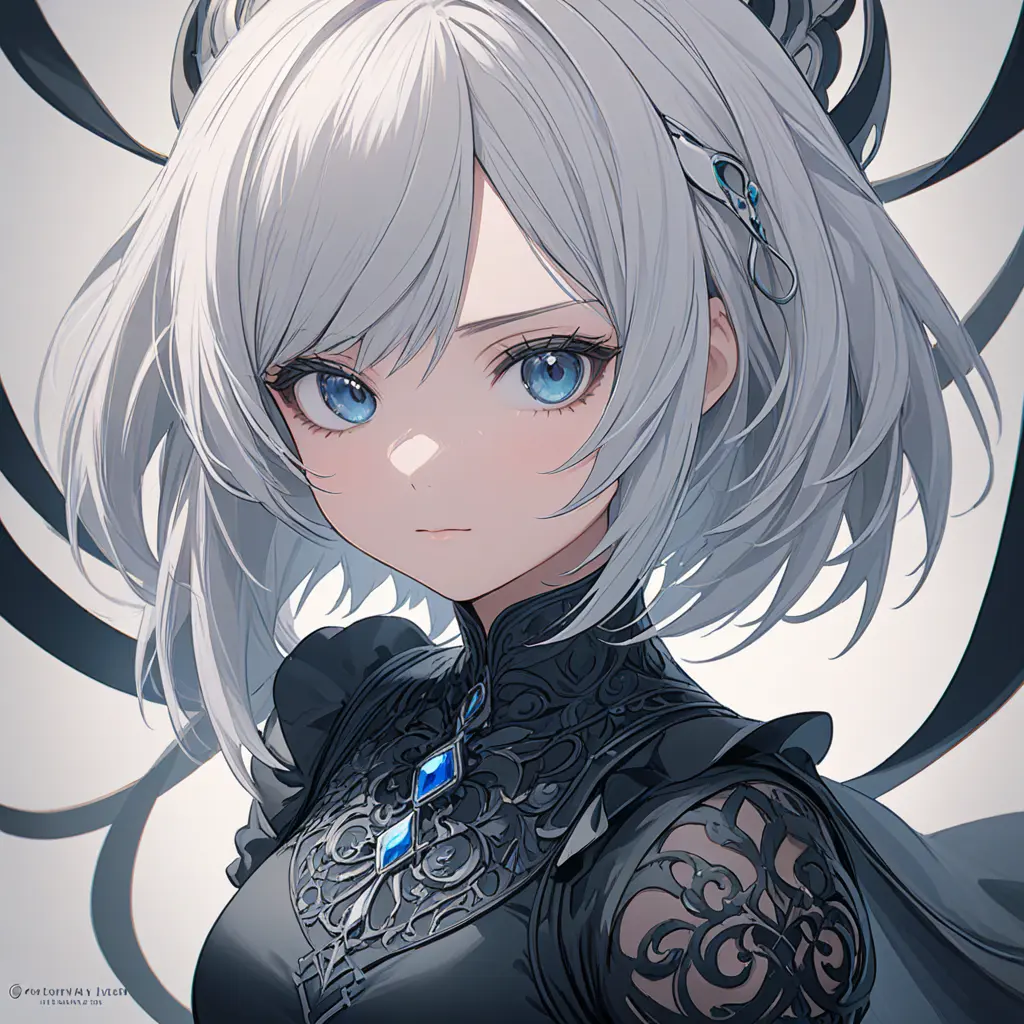 Anime portrait of 2B, Highly Detailed, Intricate, Artstation, Beautiful, Digital Painting, Sharp Focus, Concept Art, Elegant by Stanley Artgerm Lau