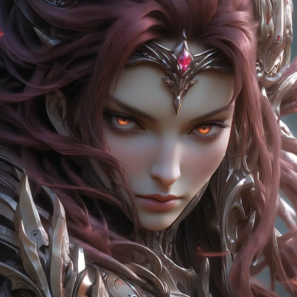 Alluring matte portrait of a fierce Sarah Kerrigan , 8k, Highly Detailed, Intricate, Half Body, Realistic, Sharp Focus, Volumetric Lighting, Fantasy, Elegant by Stanley Artgerm Lau