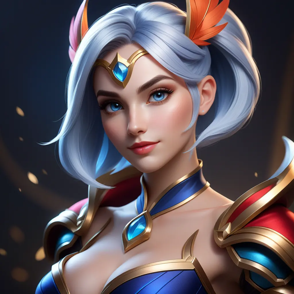 Alluring matte portrait of a beautiful Quinn from League of Legends, 8k, Highly Detailed, Intricate, Half Body, Realistic, Sharp Focus, Volumetric Lighting, Fantasy, Elegant by Stanley Artgerm Lau, WLOP, Stefan Kostic