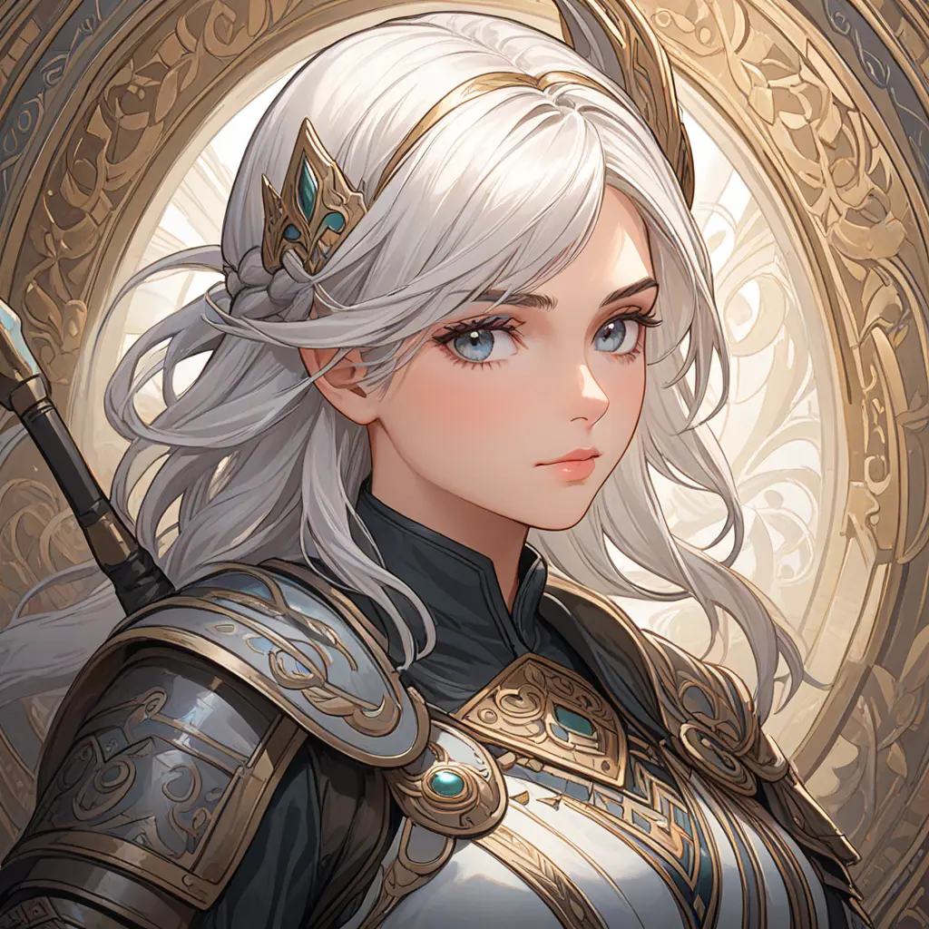 Portrait of Ciri as Amazon Viking Athena, Highly Detailed, Intricate, Artstation, Digital Painting, Illustration, Sharp Focus, Smooth, Concept Art, Elegant, Dark by Stanley Artgerm Lau, Alphonse Mucha, Greg Rutkowski