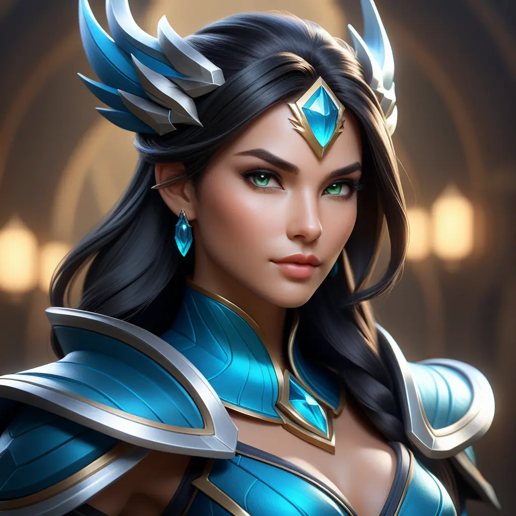 Alluring matte portrait of a fierce beautiful Vex from League of Legends, 8k, Highly Detailed, Intricate, Half Body, Realistic, Sharp Focus, Volumetric Lighting, Fantasy, Elegant by Stanley Artgerm Lau, WLOP, Stefan Kostic