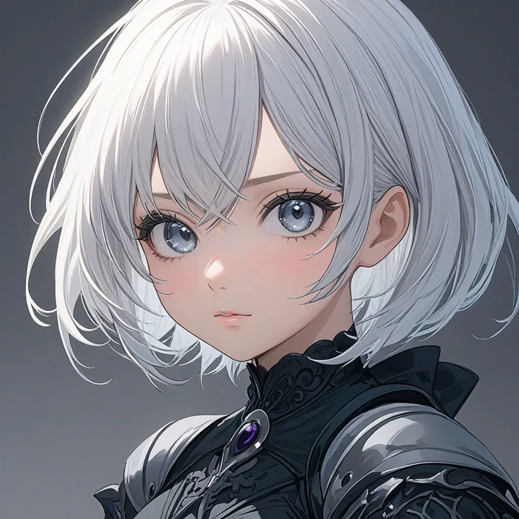 Anime portrait of 2B, Highly Detailed, Intricate, Artstation, Beautiful, Digital Painting, Sharp Focus, Concept Art, Elegant by Stanley Artgerm Lau