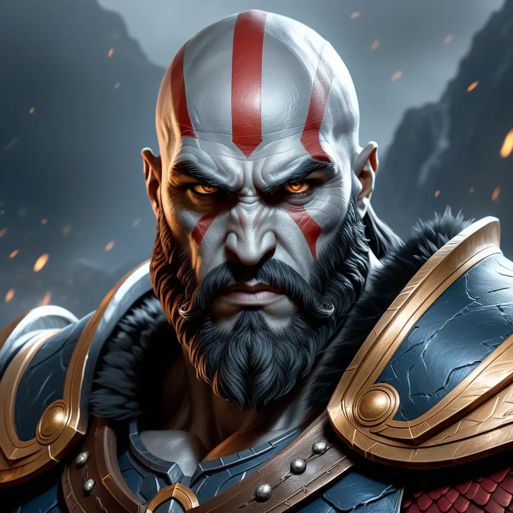 Matte portrait of a fierce Ares, god of war, 4k, Highly Detailed, Hyper Detailed, Powerful, Artstation, Vintage Illustration, Digital Painting, Sharp Focus, Smooth, Concept Art by Stanley Artgerm Lau, Greg Rutkowski