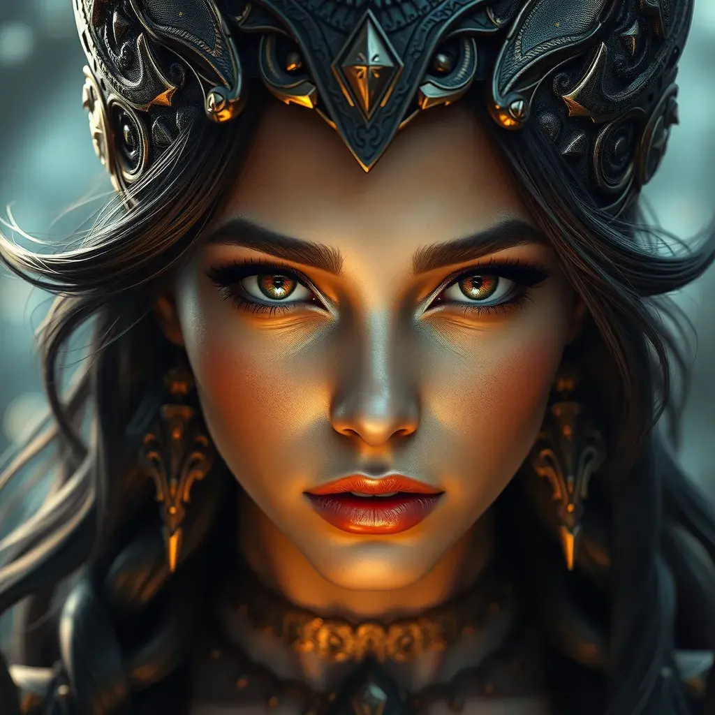 Alluring matte portrait of a beautiful Nidalee in the style of Stefan Kostic, 8k, Highly Detailed, Intricate, Half Body, Realistic, Sharp Focus, Volumetric Lighting, Fantasy, Elegant by Stanley Artgerm Lau, Greg Rutkowski