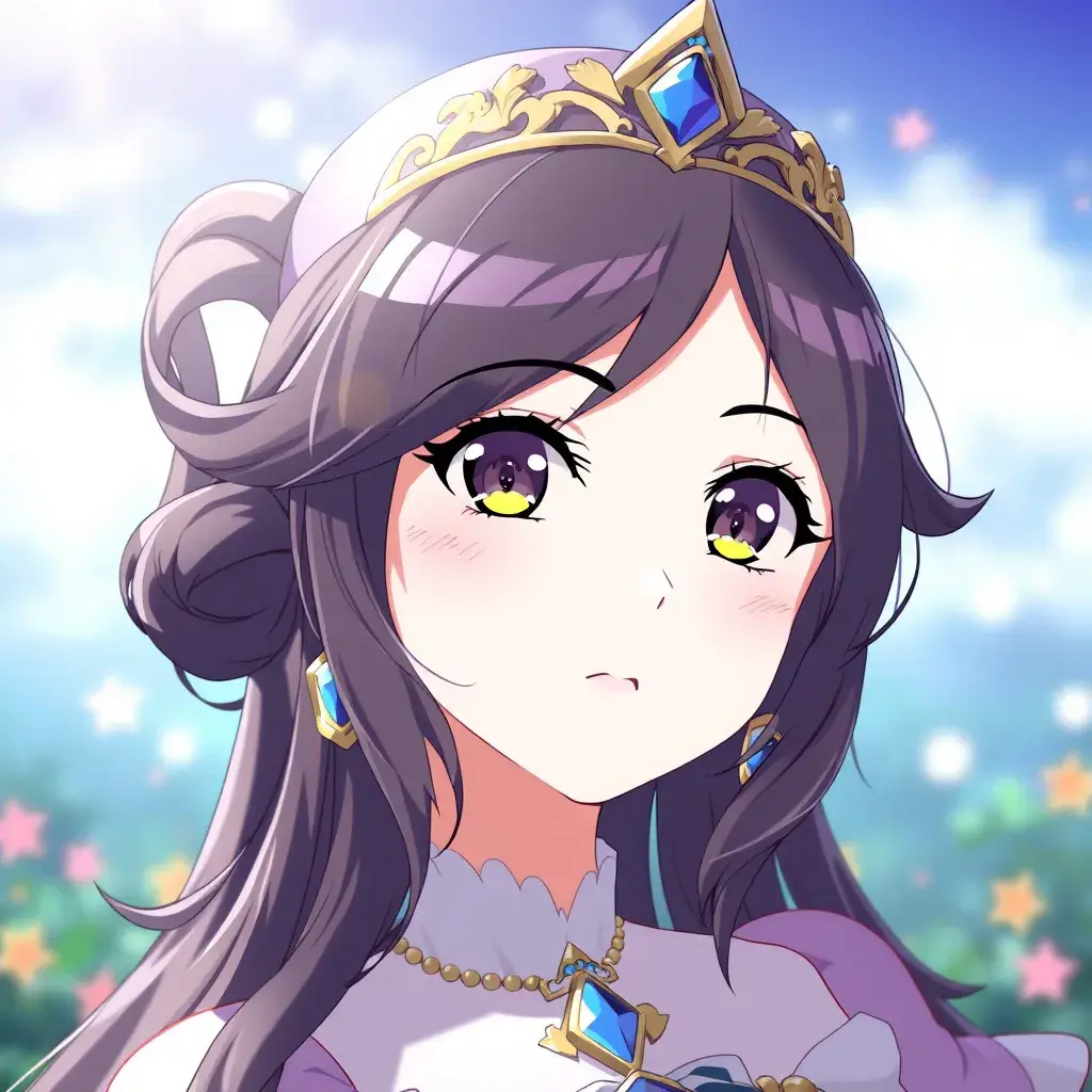 Anime portrait of a beautiful princess, Sharp Focus, Anime