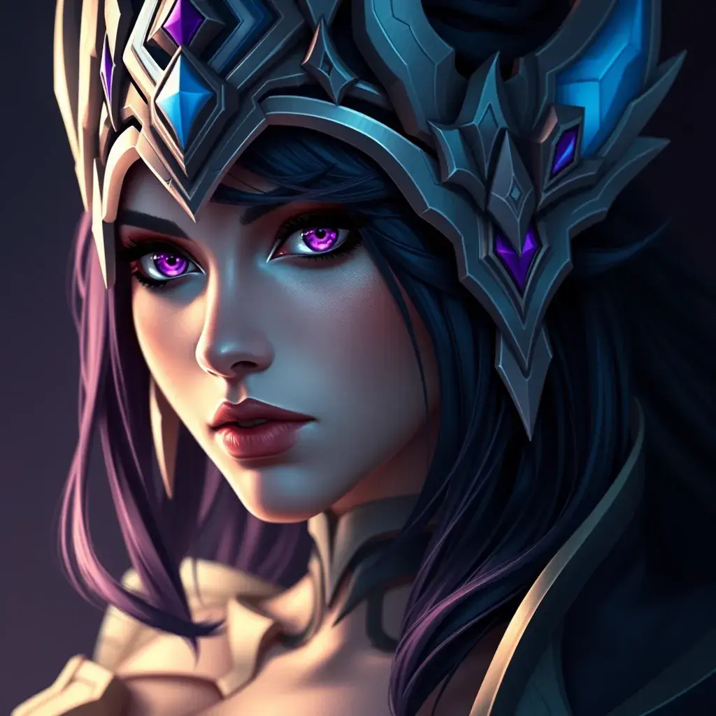 Alluring matte portrait of a beautiful Sivir from League of Legends in the style of Stefan Kostic, 8k, High Definition, Highly Detailed, Intricate, Half Body, Realistic, Sharp Focus, Fantasy, Elegant