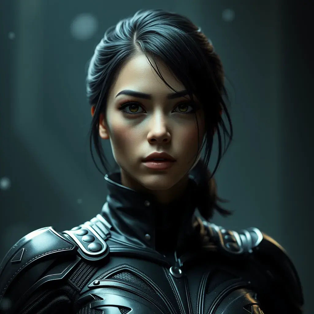 Allurning matte portrait of a beautiful Cassandra Cain from Batman, 8k, Highly Detailed, Alluring, Artstation, Bokeh effect, Sharp Focus, Volumetric Lighting, Concept Art by Stanley Artgerm Lau, Greg Rutkowski