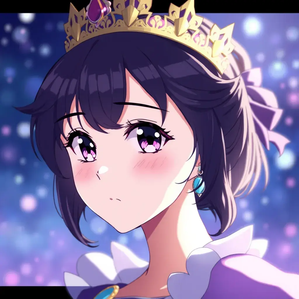 Anime portrait of a beautiful princess, Sharp Focus, Anime