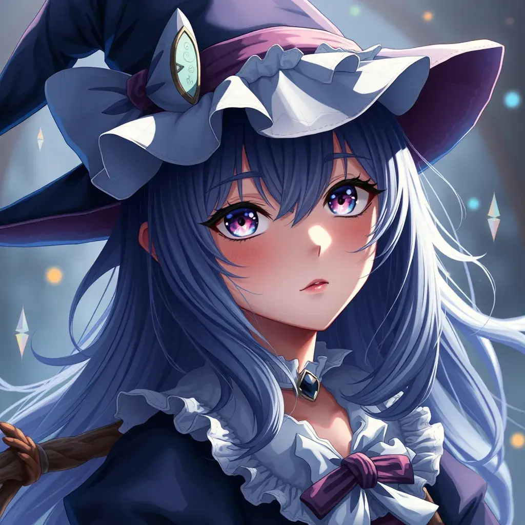 Anime portrait of Kiki the witch, 4k, 4k resolution, 8k, Highly Detailed, Hyper Detailed, Beautiful, Digital Painting, Sharp Focus, Anime, Fantasy by Stanley Artgerm Lau