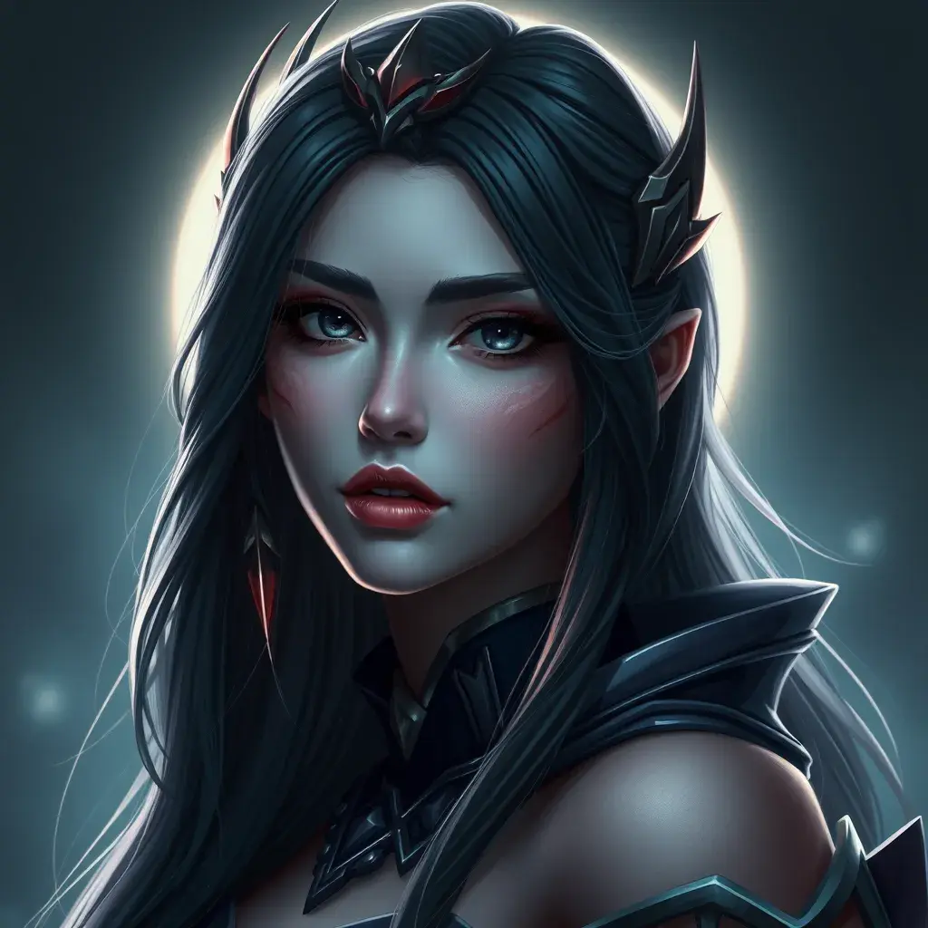 Alluring matte portrait of a beautiful Irelia from League of Legends in the style of Stefan Kostic, 8k, High Definition, Highly Detailed, Intricate, Half Body, Realistic, Sharp Focus, Fantasy, Elegant