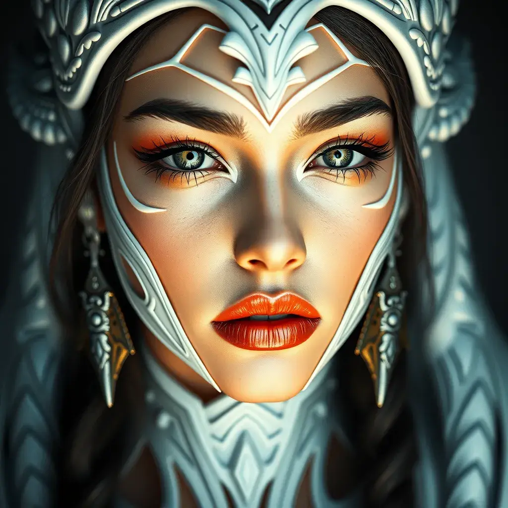 Alluring matte portrait of the beautiful Akali in white, 8k, Highly Detailed, Intricate, Realistic, Sharp Focus, Volumetric Lighting, Fantasy, Elegant by Stanley Artgerm Lau, Alphonse Mucha, WLOP, Stefan Kostic