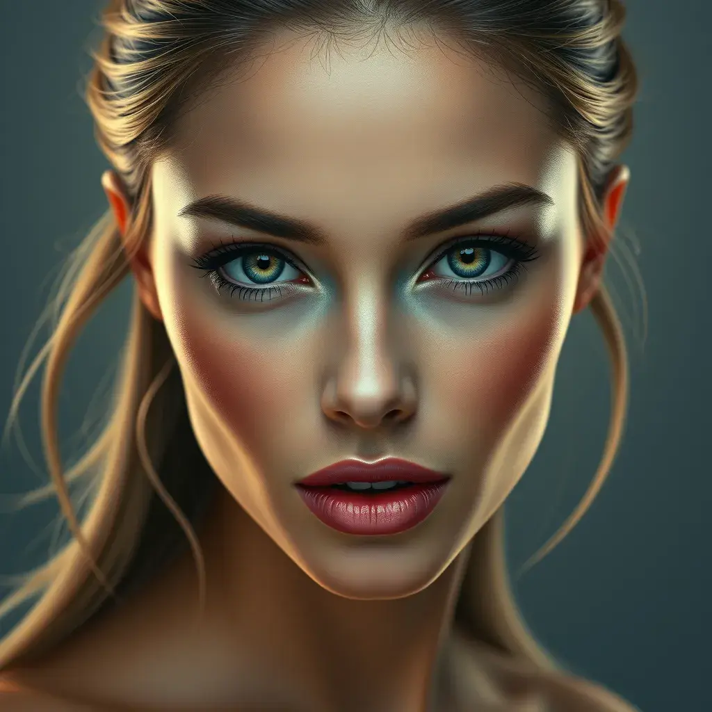 Alluring matte portrait of a stunningly beautiful woman, 8k, Ultra Detailed, Perfect Face, Matte Painting, Photo Realistic