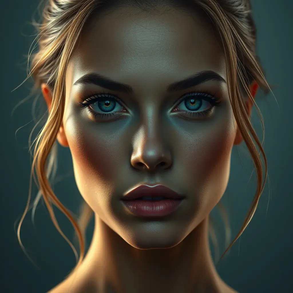 Alluring matte portrait of a stunningly beautiful woman, 8k, Ultra Detailed, Perfect Face, Matte Painting, Photo Realistic