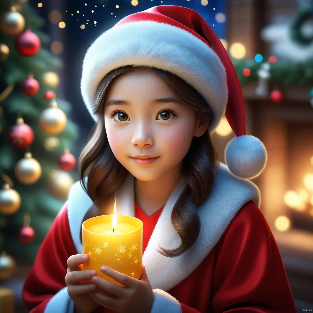 A Christmas Miracle, Highly Detailed, Magical, Stunning, Photo Realistic, Sharp Focus, Volumetric Lighting, Fantasy by Stanley Artgerm Lau