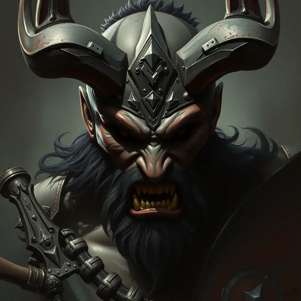 Matte portrait of a fierce Ares, god of war, Highly Detailed, Hyper Detailed, Powerful, Artstation, Vintage Illustration, Digital Painting, Sharp Focus, Smooth, Concept Art by Stanley Artgerm Lau, Greg Rutkowski