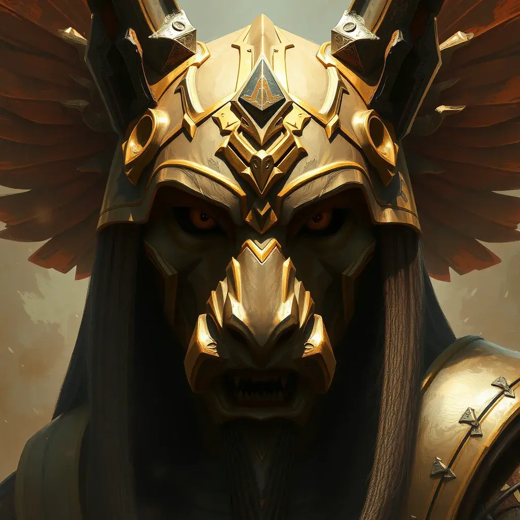 The egyptian god Anubis, Highly Detailed, Hyper Detailed, Powerful, Artstation, Vintage Illustration, Digital Painting, Sharp Focus, Smooth, Concept Art by Stanley Artgerm Lau, Alphonse Mucha, Greg Rutkowski