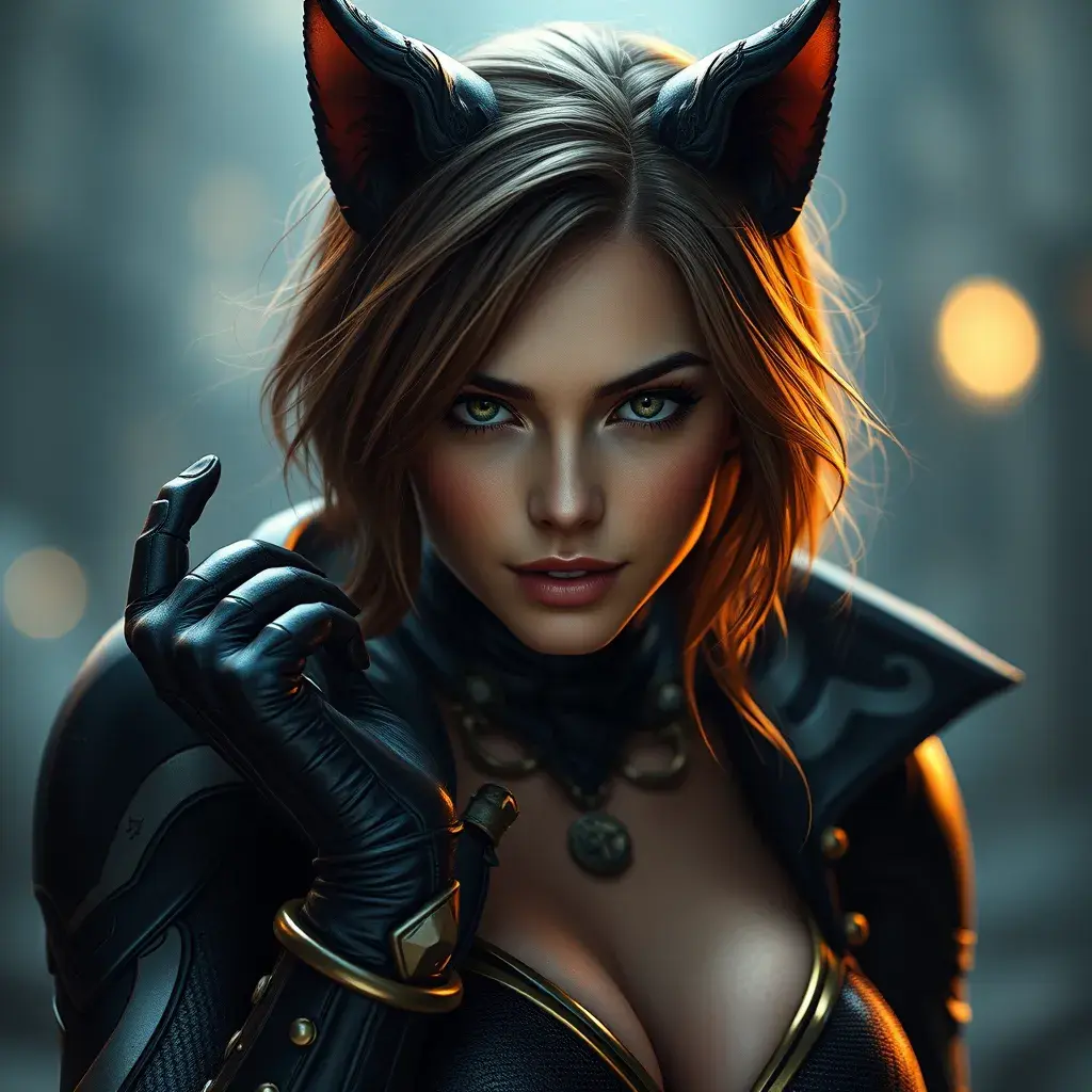 Alluring matte portrait of a beautiful Kitty Pryde from Xmen in the style of Stefan Kostic, 8k, Highly Detailed, Intricate, Half Body, Realistic, Sharp Focus, Volumetric Lighting, Fantasy, Elegant