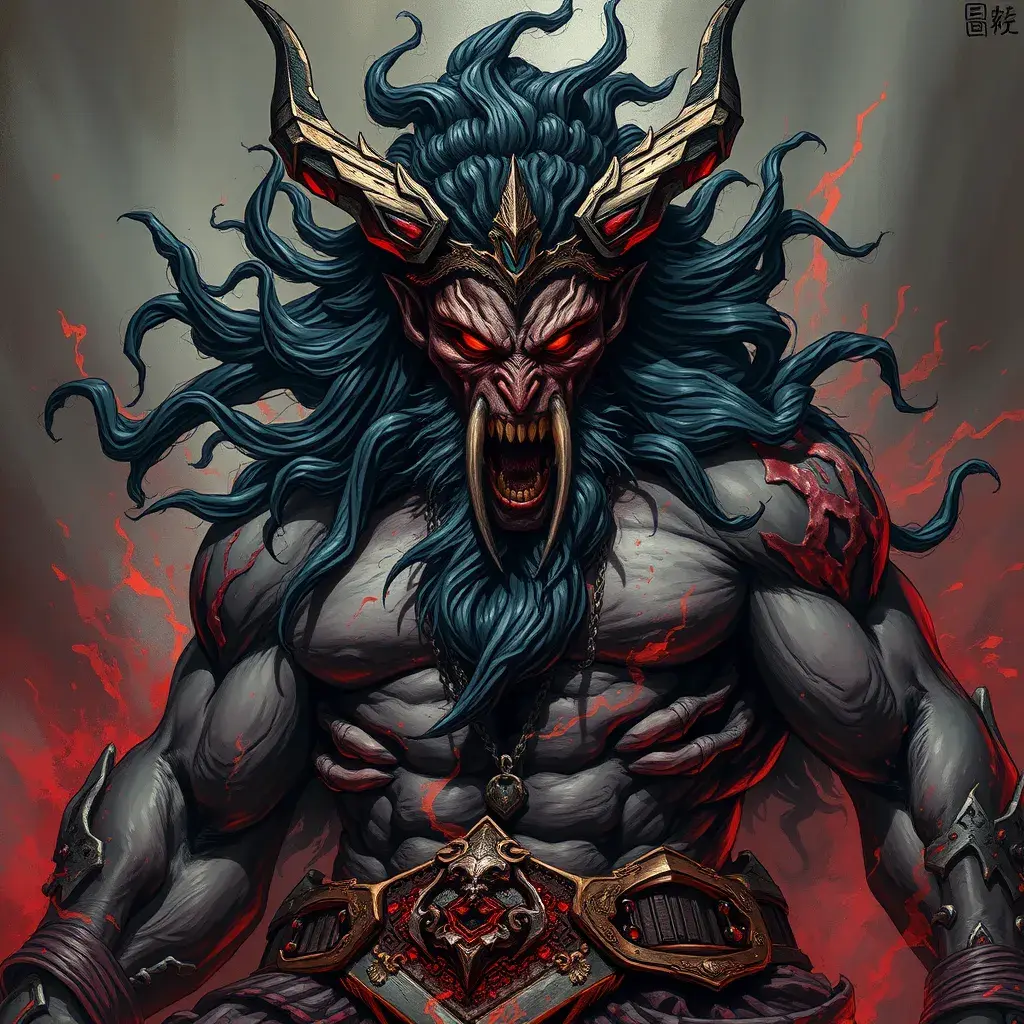 A fierce Hades, god of the underworld, Highly Detailed, Hyper Detailed, Powerful, Artstation, Vintage Illustration, Digital Painting, Sharp Focus, Smooth, Concept Art