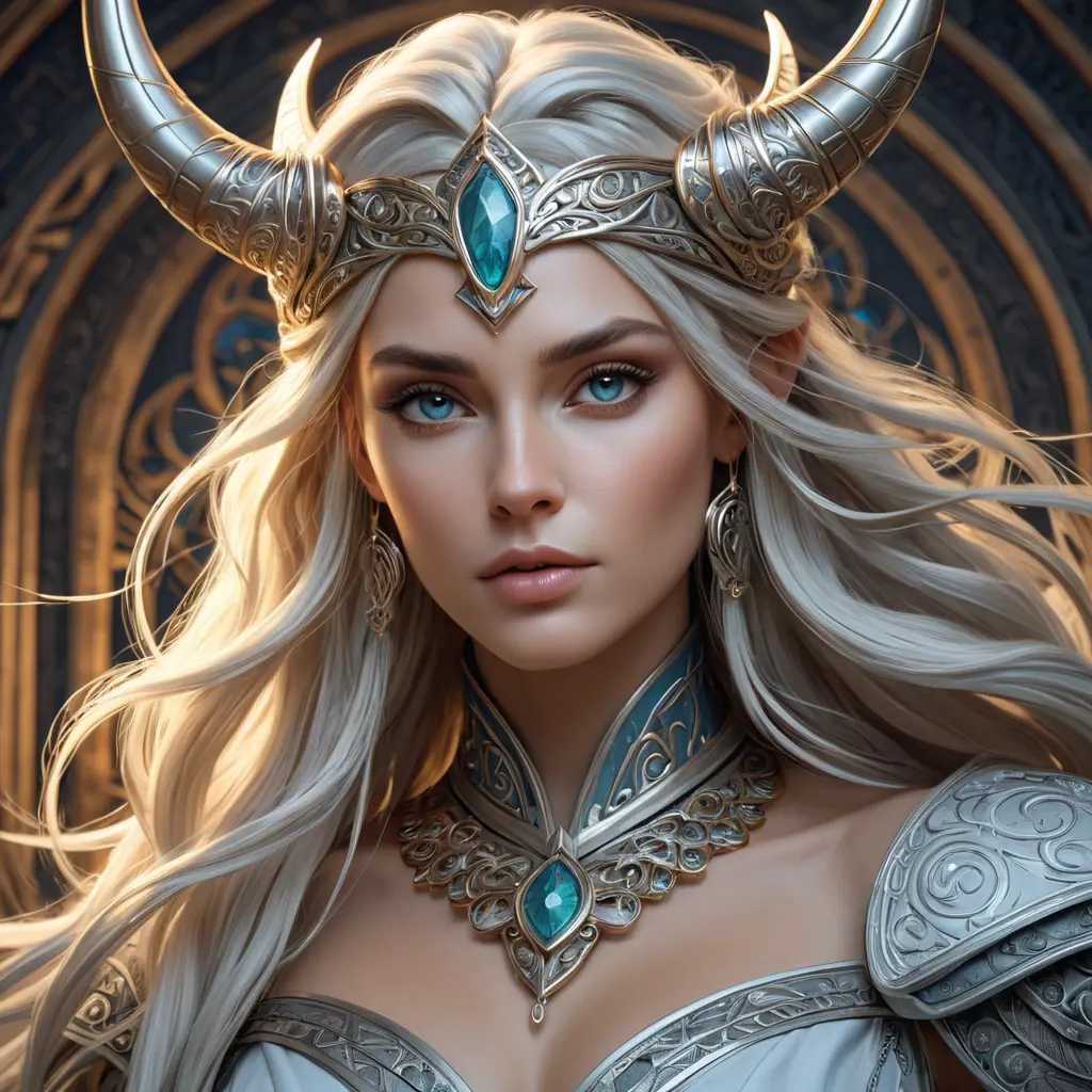 Alluring matte portrait of the beautiful norse goddess Hel in the style of Stefan Kostic, 8k, Highly Detailed, Intricate, Realistic, Sharp Focus, Volumetric Lighting, Fantasy, Elegant by Stanley Artgerm Lau, Alphonse Mucha, WLOP