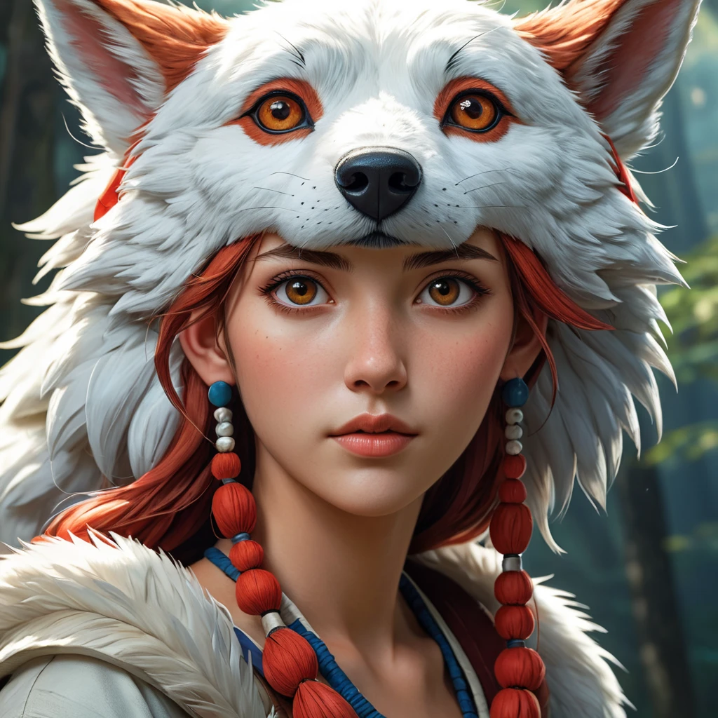 portrait of princess mononoke