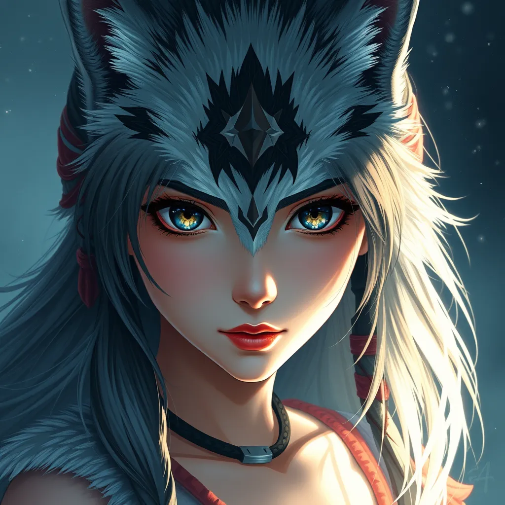 portrait of princess mononoke