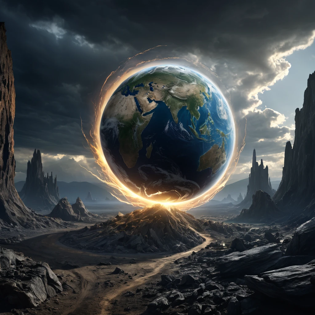 Earth going through cycles of creation and destruction