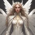 Alluring matte portrait of the beautiful Kayle in white, 8k, Highly Detailed, Intricate, Realistic, Sharp Focus, Volumetric Lighting, Fantasy, Elegant by Stanley Artgerm Lau, Alphonse Mucha, WLOP, Stefan Kostic