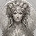 Alluring matte portrait of a beautiful Sarah Kerrigan, 8k, Highly Detailed, Intricate, Half Body, Realistic, Sharp Focus, Volumetric Lighting, Fantasy, Elegant by Alphonse Mucha