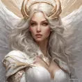 Alluring matte portrait of the beautiful Kayle in white, 8k, Highly Detailed, Intricate, Realistic, Sharp Focus, Volumetric Lighting, Fantasy, Elegant by Stanley Artgerm Lau, Alphonse Mucha, WLOP, Stefan Kostic