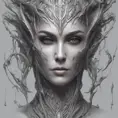 Alluring highly detailed matte portrait of a beautiful wraith in the style of Stefan Kostic, 8k, High Definition, Highly Detailed, Intricate, Half Body, Realistic, Sharp Focus, Fantasy, Elegant