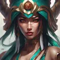 Alluring matte portrait of a beautiful Akali in the style of Stefan Kostic, 8k, Highly Detailed, Intricate, Half Body, Realistic, Sharp Focus, Volumetric Lighting, Fantasy, Elegant by Stanley Artgerm Lau, Greg Rutkowski