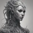 Alluring highly detailed matte portrait of a beautiful wraith in the style of Stefan Kostic, 8k, High Definition, Highly Detailed, Intricate, Half Body, Realistic, Sharp Focus, Fantasy, Elegant