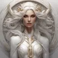 Alluring matte portrait of the beautiful Kayle in white, 8k, Highly Detailed, Intricate, Realistic, Sharp Focus, Volumetric Lighting, Fantasy, Elegant by Stanley Artgerm Lau, Alphonse Mucha, WLOP, Stefan Kostic