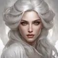 Alluring matte portrait of the beautiful Katarina in white, 8k, Highly Detailed, Intricate, Realistic, Sharp Focus, Volumetric Lighting, Fantasy, Elegant by Stanley Artgerm Lau, Alphonse Mucha, WLOP, Stefan Kostic