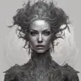 Alluring highly detailed matte portrait of a beautiful wraith in the style of Stefan Kostic, 8k, High Definition, Highly Detailed, Intricate, Half Body, Realistic, Sharp Focus, Fantasy, Elegant