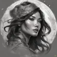 Gemma Chan, colorful painting on grey scale face, powerful, magic, thunders, dramatic lighting, intricate tattoos, wild, highly detailed, digital painting, artstation, concept art, smooth, sharp focus, illustration, art by artgerm and greg rutkowski and alphonse mucha, footage, 4k, Hyper Detailed