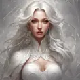 Alluring matte portrait of the beautiful Katarina in white, 8k, Highly Detailed, Intricate, Realistic, Sharp Focus, Volumetric Lighting, Fantasy, Elegant by Stanley Artgerm Lau, Alphonse Mucha, WLOP, Stefan Kostic