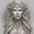 Alluring matte portrait of a beautiful Sarah Kerrigan, 8k, Highly Detailed, Intricate, Half Body, Realistic, Sharp Focus, Volumetric Lighting, Fantasy, Elegant by Alphonse Mucha