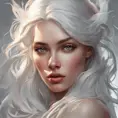 Alluring matte portrait of the beautiful Katarina in white, 8k, Highly Detailed, Intricate, Realistic, Sharp Focus, Volumetric Lighting, Fantasy, Elegant by Stanley Artgerm Lau, Alphonse Mucha, WLOP, Stefan Kostic