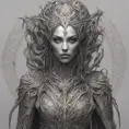 Alluring highly detailed matte portrait of a beautiful wraith in the style of Stefan Kostic, 8k, High Definition, Highly Detailed, Intricate, Half Body, Realistic, Sharp Focus, Fantasy, Elegant