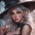 Alluring portrait of Kiki the witch in the style of Stefan Kostic, 4k, 4k resolution, 8k, Highly Detailed, Hyper Detailed, Beautiful, Digital Painting, Sharp Focus, Anime, Fantasy by Stanley Artgerm Lau