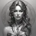 Alluring matte portrait of a beautiful A2 in black leather, 8k, Highly Detailed, Intricate, Half Body, Realistic, Sharp Focus, Volumetric Lighting, Fantasy, Elegant by Stanley Artgerm Lau, Alphonse Mucha, WLOP, Stefan Kostic