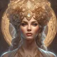 Alluring matte portrait of the beautiful goddess Ker in the style of Stefan Kostic, 8k, Highly Detailed, Intricate, Realistic, Sharp Focus, Volumetric Lighting, Fantasy, Elegant by Stanley Artgerm Lau, Alphonse Mucha, WLOP