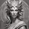 Alluring matte portrait of a fierce goddess Hera in the style of Stefan Kostic, 8k, Highly Detailed, Intricate, Realistic, Sharp Focus, Volumetric Lighting, Fantasy, Elegant by Stanley Artgerm Lau, Alphonse Mucha, WLOP