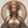 Full body portrait of a beautiful priestess goddess, 8k, Highly Detailed, Intricate, Artstation, Symmetry, Pretty Face, Digital Painting, Illustration, Sharp Focus, Smooth, Concept Art, Elegant by Stanley Artgerm Lau, Alphonse Mucha, Greg Rutkowski