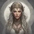 Alluring highly detailed matte portrait of beautiful female druid in the style of Stefan Kostic, 8k, High Definition, Highly Detailed, Intricate, Half Body, Realistic, Sharp Focus, Fantasy, Elegant