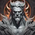 Matte portrait of a fierce Hades, god of the underworld, 4k, Highly Detailed, Hyper Detailed, Powerful, Artstation, Vintage Illustration, Digital Painting, Sharp Focus, Smooth, Concept Art by Stanley Artgerm Lau, Alphonse Mucha, Greg Rutkowski