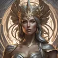 Alluring matte portrait of a fierce goddess Hera in the style of Stefan Kostic, 8k, Highly Detailed, Intricate, Realistic, Sharp Focus, Volumetric Lighting, Fantasy, Elegant by Stanley Artgerm Lau, Alphonse Mucha, WLOP