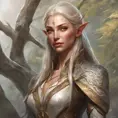 D&D concept art of gorgeous elven woman in the style of Stefan Kostic, 8k, High Definition, Highly Detailed, Intricate, Half Body, Realistic, Sharp Focus, Fantasy, Elegant by Stanley Artgerm Lau, WLOP